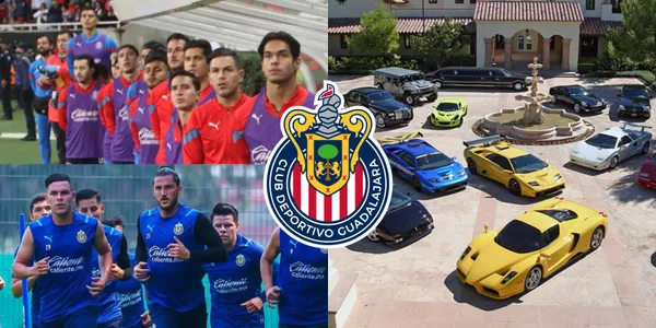El coche que maneja Hiram Mier al salir de Verde Valle aunque en Chivas prácticamente no juega.