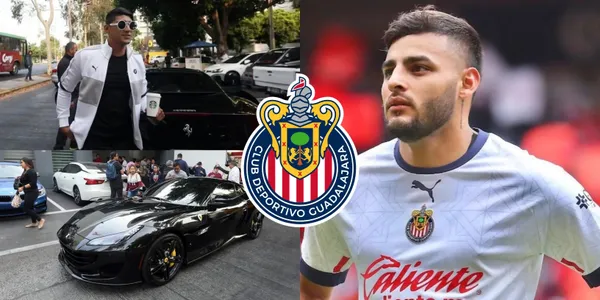 El coche que presume Alexis Vega a comparación del lujoso Ferrari de Alan Pulido.