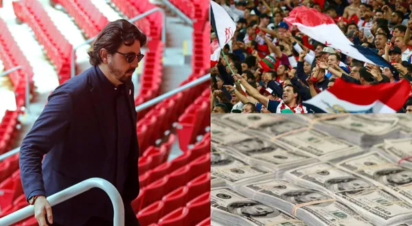 El dueño del Guadalajara estuvo presente en el Estadio Akron.