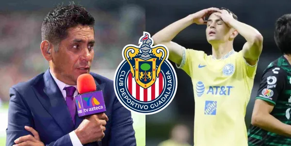 El ex guardameta y hoy analista de Azteca Deportes, Jorge Campos va con Chivas y mandó a llorar al América.