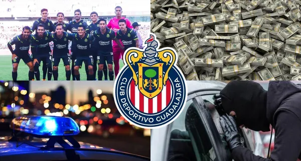 El futbolista aún tiene contrato con Chivas y terminó por sufrir un asalto.