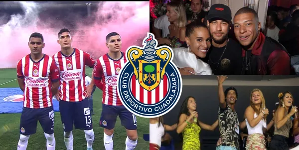 El futbolista se fue de fiesta apenas terminó el clásico nacional donde Chivas cayó frente al América.