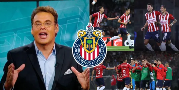 El periodista David Faitelson quedó encantado con la actuación de Chivas en Ciudad Universitaria.