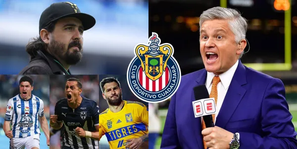 El periodista John Sutcliffe aseguró que Amaury Vergara no tardaría en aceptar extranjeros en Chivas.