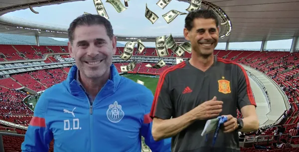 El salario de Fernando Hierro en Chivas a diferencia de lo que cobraba en la selección española.
