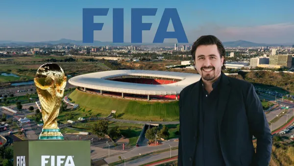 El trofeo de la FIFA en el Akron y Amaury