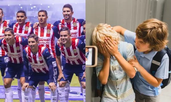 El vestidor de las Chivas no vio con buenos ojos al jugador.