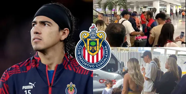 Erick Gutiérrez ya llegó a Guadalajara y ya tuvo su primer problema en la ciudad.