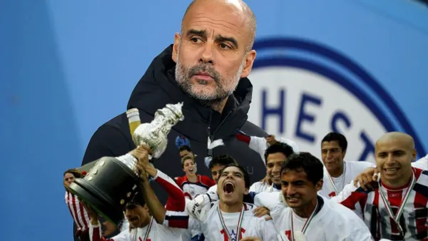 Ex de Chivas festejando el título y Pep Guardiola