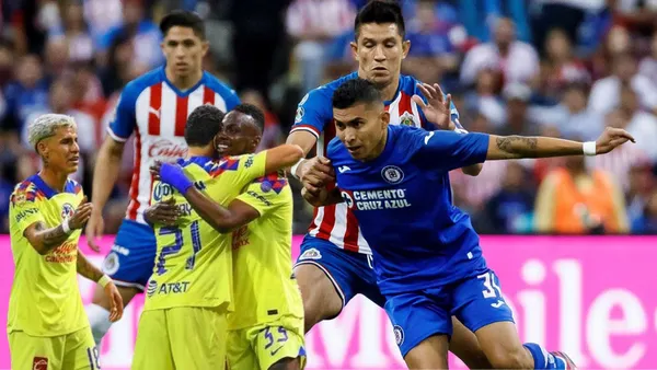 Ex jugadores de Chivas contra Cruz Azul y jugadores del América