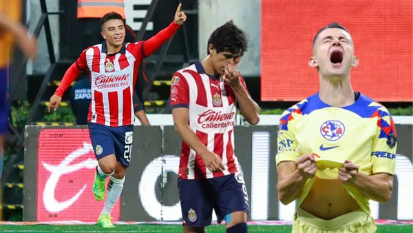 Fernando Beltrán festejando y Macías y Fidalgo lamentándose