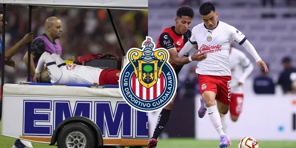 Fernando Beltrán salió lesionado en el carrito médico, esto de sabe de su recuperación en Chivas.