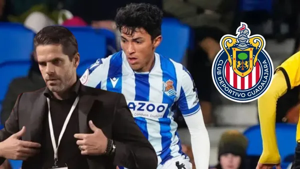 Fernando Gago con Jonathan Gómez en la Real Sociedad