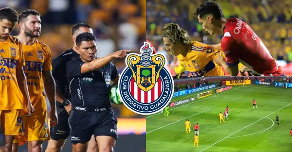 Fernando Guerrero terminaría perjudicando a Chivas tras lo ocurrido en la ida del Tigres vs Chivas.