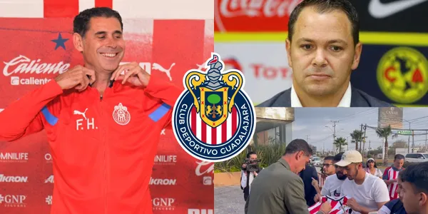 Fernando Hierro le pone la muestra a Santiago Baños, el director deportivo de Chivas es un grande.