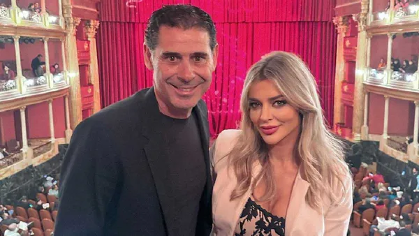 Fernando Hierro y su esposa Fani Stipkovic quién mencionó a Chivas recientemente | Foto: Mediotiempo