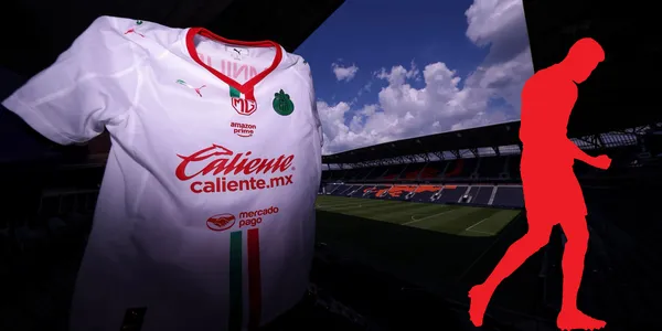 Fondo tomado de Chivas, jersey colgado