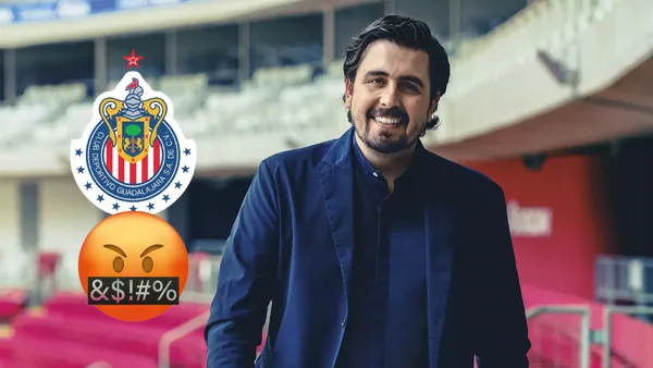 Foto: Amaury Vergara al frente del Guadalajara