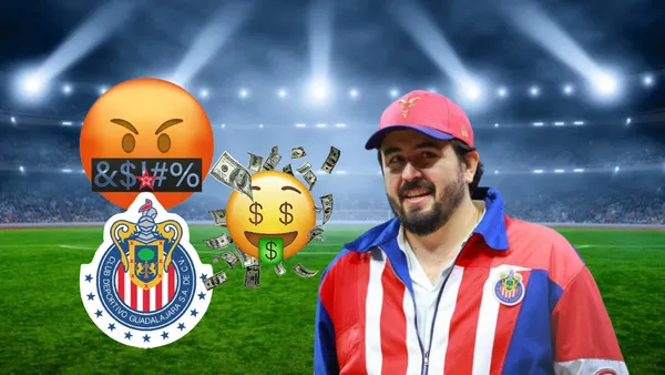 Foto: Amaury Vergara en Chivas de Guadalajara y los patrocinadores