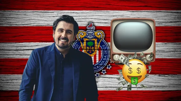 Foto: Amaury Vergara y la televisación de Chivas