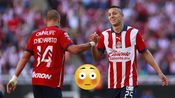 Foto: AS México / Chicharito Hernández y Roberto Alvarado en Chivas
