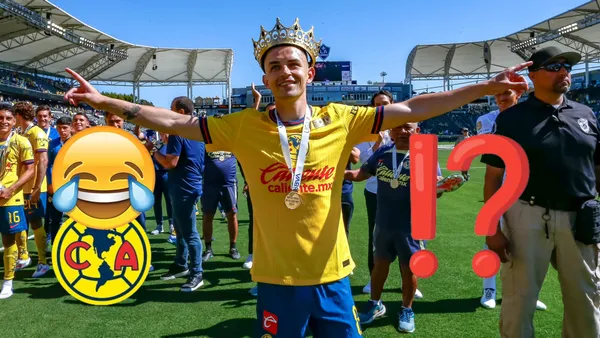 Foto: @alvaro10fidalgo / Álvaro Fidalgo en el Club América