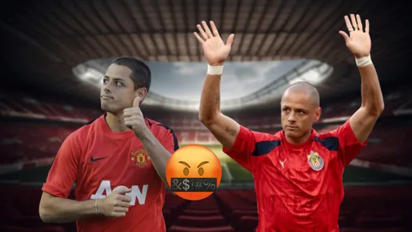 Foto: Chicharito Hernández en su paso por Manchetser United y Chivas