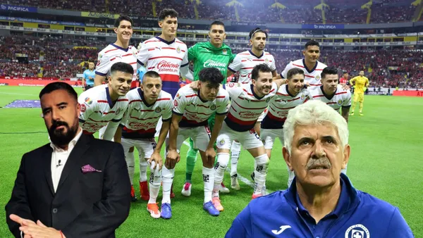 Foto del equipo de Chivas, Álvaro Morales y el Tuca