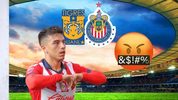 Foto: Fernando Beltrán en Tigres vs Chivas