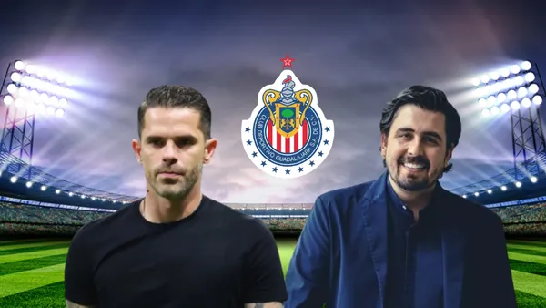 Foto: Fernando Gago y Amaaury Vergara en Chivas
