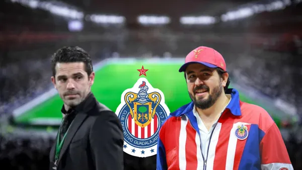 Foto: Fernando Gago y Amaury Vergara en Chivas
