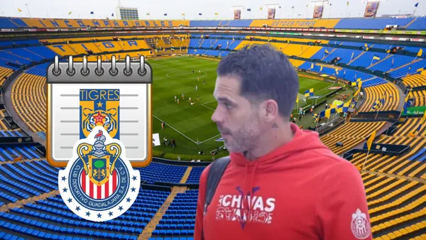 Foto: Fernando Gago y el equipo titular en Chivas para visitar a Tigres