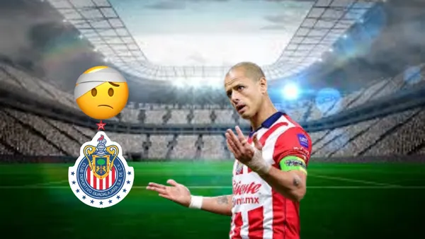 Foto: Javier Herández y su lesión en Chivas