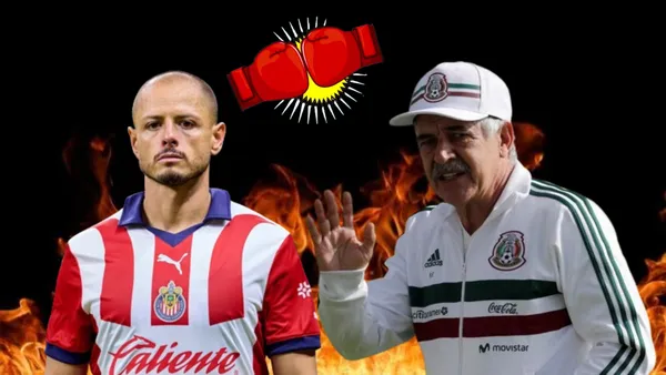 Foto: Ricardo Ferreti y Chicharito Hernández en Chivas