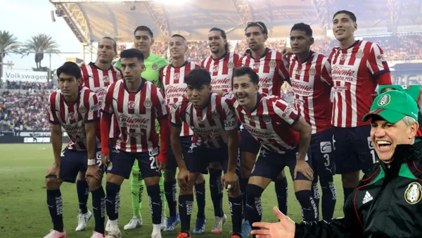 Foto: TV Azteca / La formación de Chivas vs Tigres