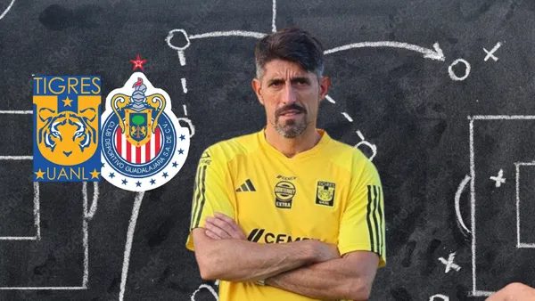Foto: Veljko Paunovic en el partido de Tigres ante Chivas