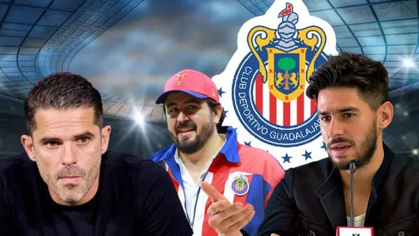 Foto: Yahoo / Rafael Marquez Lugo, Amaury Vergara y Fernando Gago en Chivas