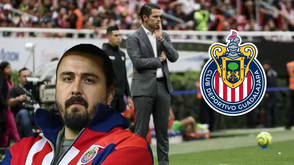 Gago en partido con Chivas y Amaury con el escudo de Chivas