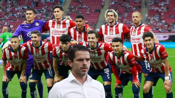 Gago y los jugadores de Chivas
