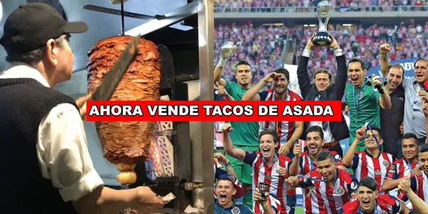 Ganó la número 12 con Chivas, hoy ya no juega, pero tiene su propio local de tacos de asada y burritos.