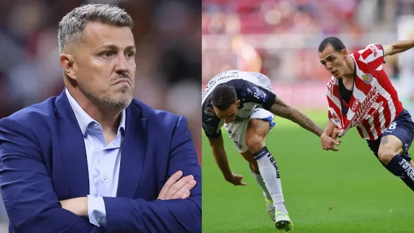 García no está contento con el accionar del equipo | Foto: Especial