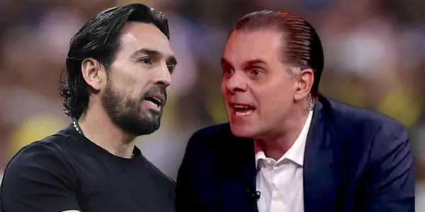 Gerardo Espinoza y Christian Martinoli (Foto: MEXSPORT y TV Azteca)