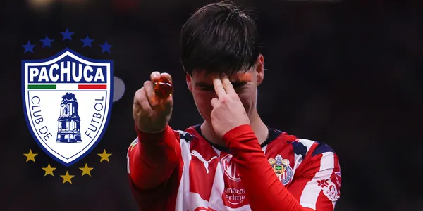 González celebrando. Foto: Chivas