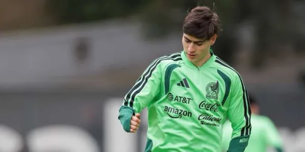 González en entreno. Foto: Selección Mexicana