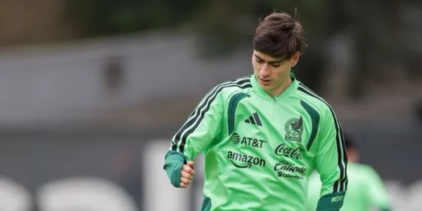 González entrenando. Foto: Selección Mexicana