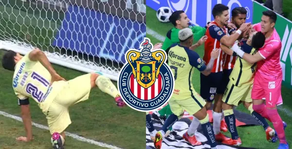 Henry Martín tuvo un polémico festejo durante el clásico pasado.