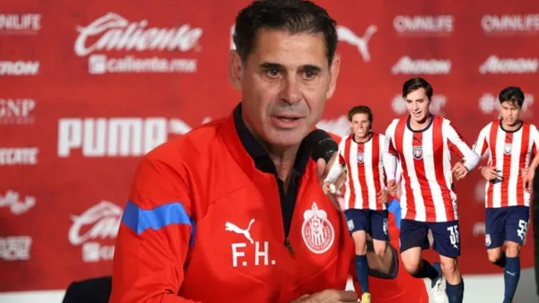 Hierro en conferencia de prensa y canteranos de Chivas