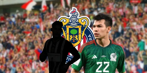 Hirving Lozano durante un partido de la Selección Mexicana