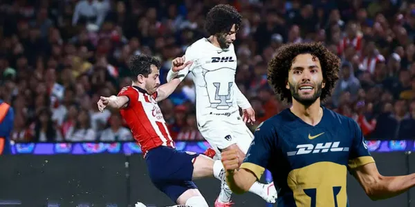 Huerta con Pumas en partido con Chivas/FOTO: X Chivas