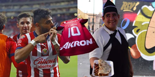 Igual que Alexis Vega puso la 10 del Guadalajara, ahora terminó vendiendo tacos.